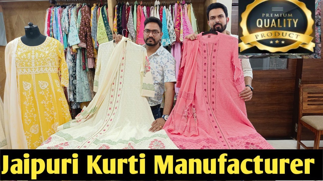 Buy Jaipur Kurti Green Embroidered A Line Kaftan for Women Online @ Tata  CLiQ
